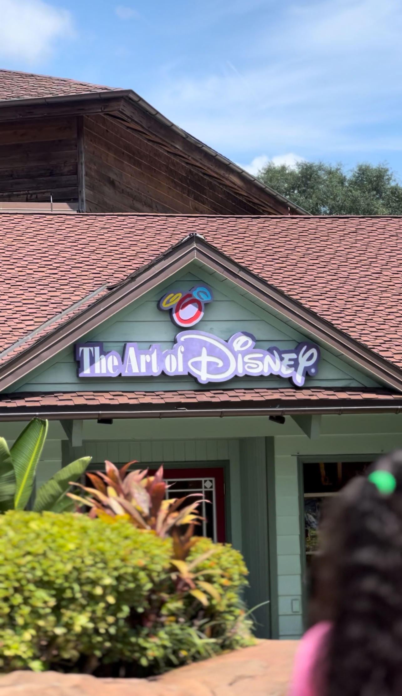 The Art of Disney store sign at Disney Springs
